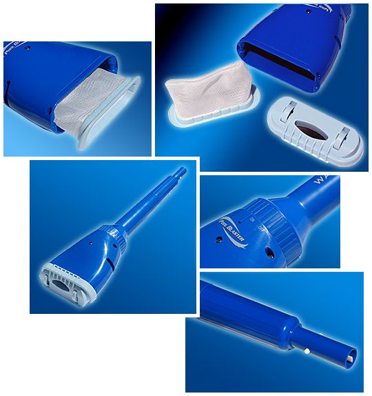 Aspirateur piscine hors-sol Water Tech AQUA BROOM electrique - Aspirateur électrique AQUA BROOM 100% autonome