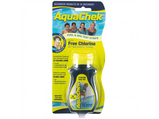 Testeur traitement au chlore Aquachek jaune