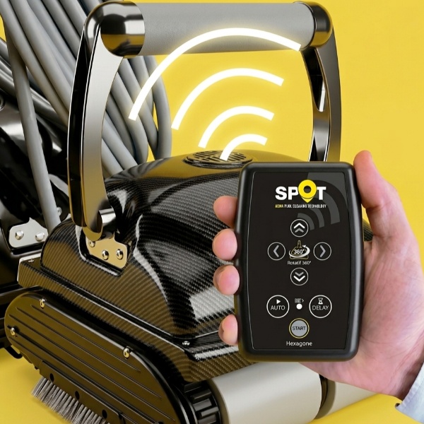 Technologie de navigation Aqua Positioning et pilotage à distance du SPOT Pro 100