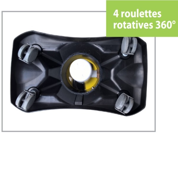 Puissance d'aspiration et filtration intégrée du Quick Vac XL Inox Hexagone