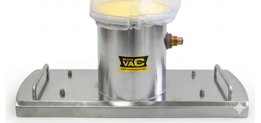 Le kit Hexagone Quick Vac XL Inox comprend :