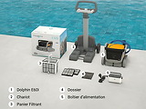Robot de piscine electrique Dolphin E60i avec chariot - Autre vue