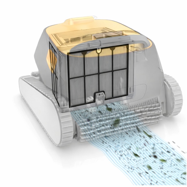 Câble Swivel 18 m, chariot de transport et contenu livré avec le Dolphin E40i