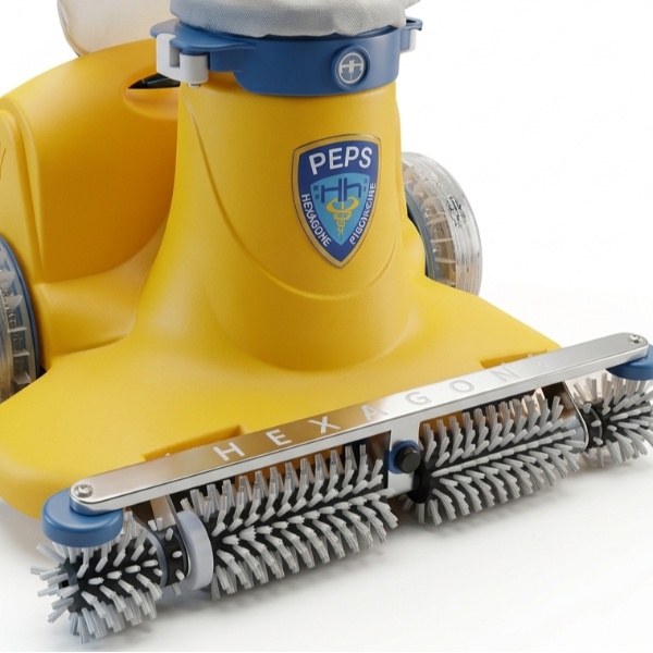 Pilotage par télécommande étanche et chariot inox avec écran tactile