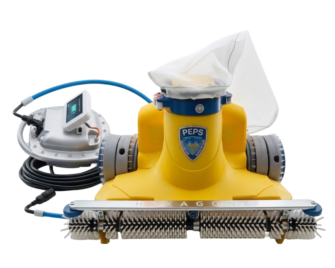 Robot piscine professionel Hexagone e-PEPS 300 sans fil
