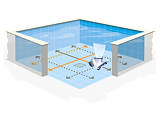 Robot piscine professionnel Hexagone e-PEPS 200 sans fil - Autre vue