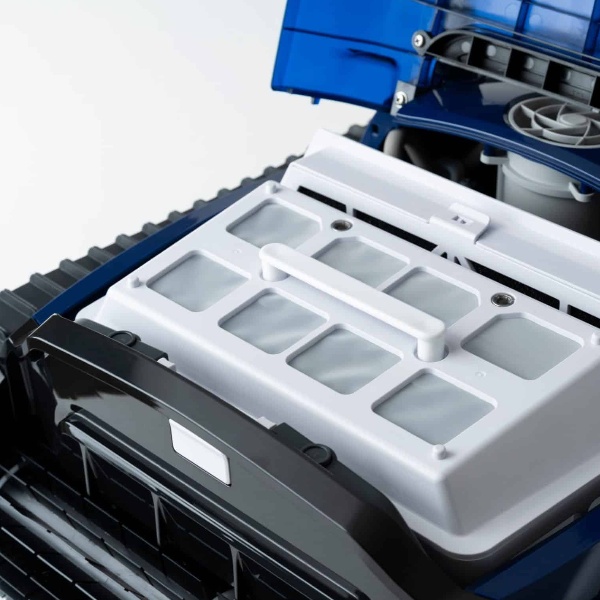 Robot Aqualux CF600 : filtration, aspiration et cycles de nettoyage pour piscines jusqu'à 200 m²